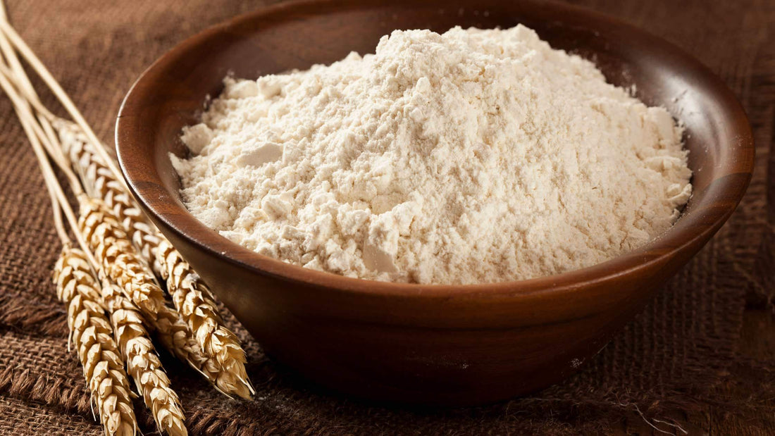 Fresh Flour in Bowl