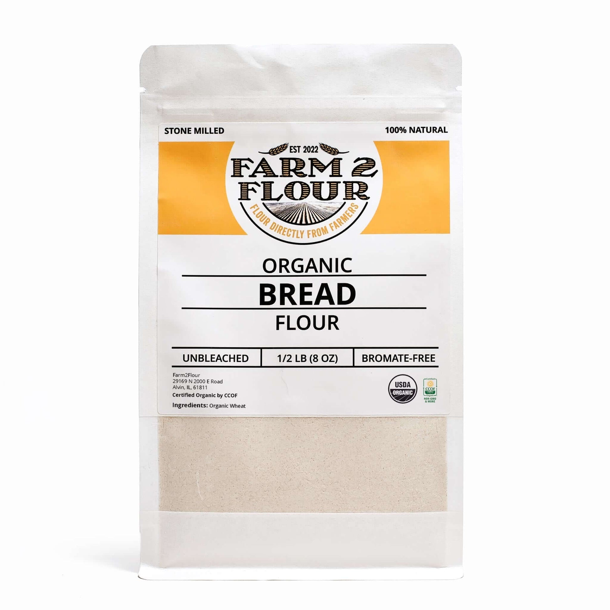 Farm2Flour Organic Bread Flour